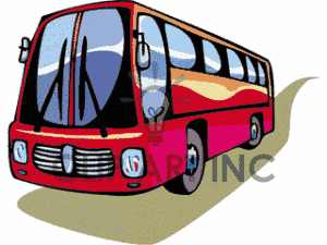 300x225 Bus Clipart Charter Bus