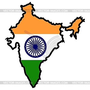 300x300 India Clip Art