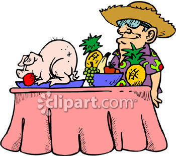 350x309 Royalty Free Clip Art Image Tourist Wearing A Bright Shirt