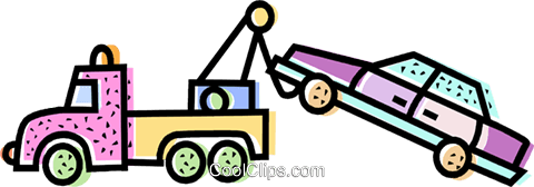 480x168 Tow Trucks Royalty Free Vector Clip Art Illustration Vc068593