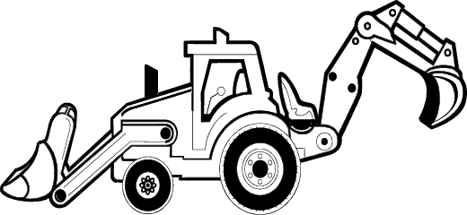 520x240 Truck Clipart Bulldozer