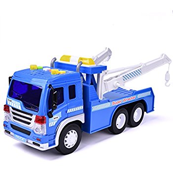 350x350 Friction Powered Wrecker Tow Truck 116 Toy Towing