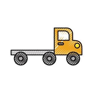 300x300 Tow Truck Icon Royalty Free Stock Image