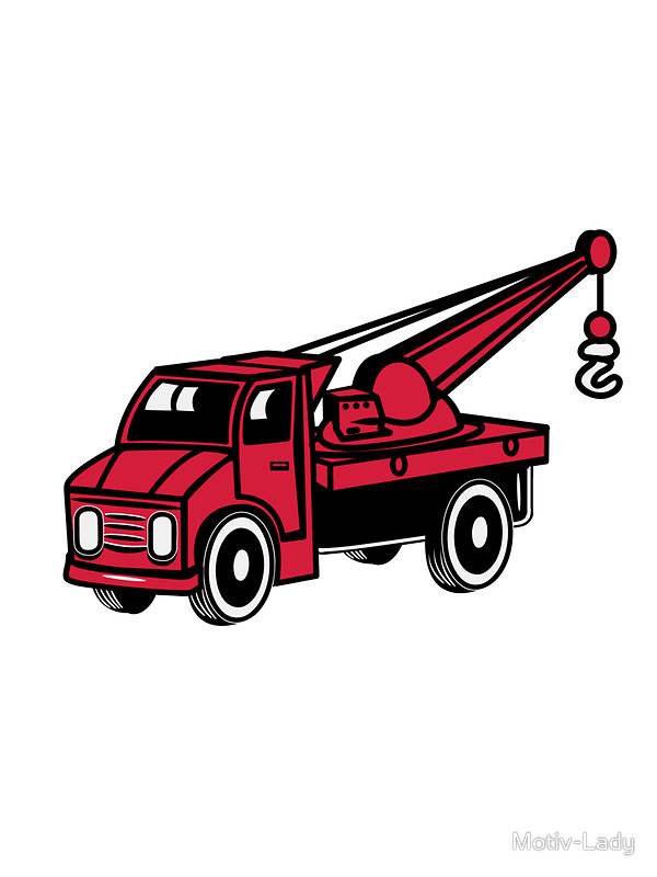 600x800 Car Toy Truck Crane Tow Truck Mounted Crane Truck Art Prints By