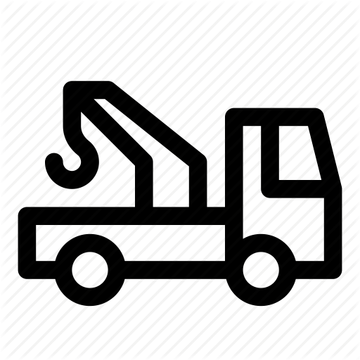 512x512 Autocrane, Car, Crane, Tow Truck, Transport, Truck, Vehicle Icon