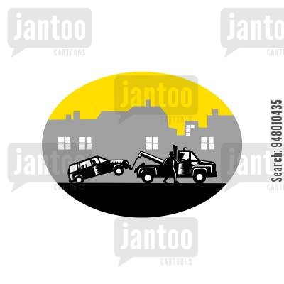 400x400 Tow Truck Cartoons
