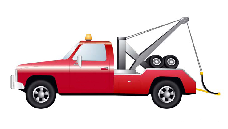 740x421 Towing Truck Clipart