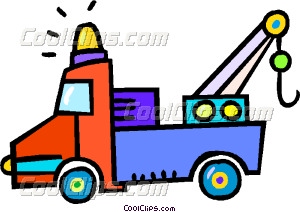 300x212 Tow Truck Vector Clip Art