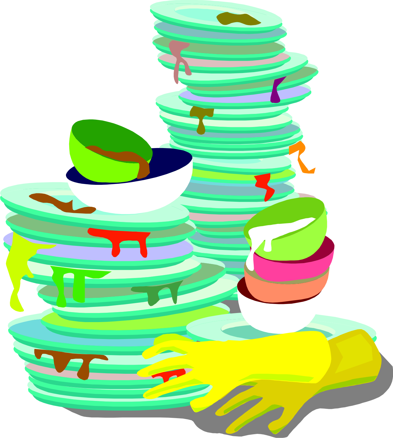 1346x1500 Clip Art Dish Towels Cliparts