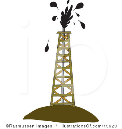 400x420 Oil Tower Clip Art