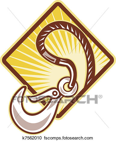 385x470 Stock Illustrations Of Tow Towing Hook Road Sign K7562010