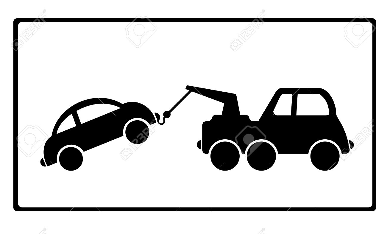 1300x786 Car In Tow Car Clipart