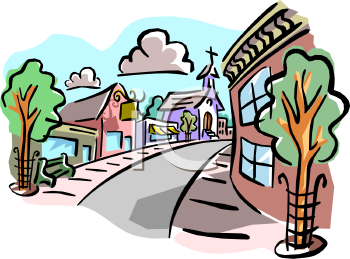 350x259 Town Clipart Small Town