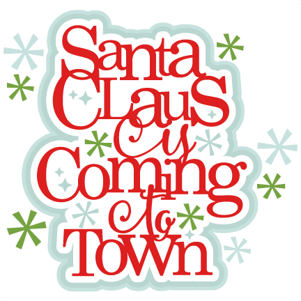 432x432 Claus Title Scrapbook Clip Art Christmas Cut Outs For Cricut Cute