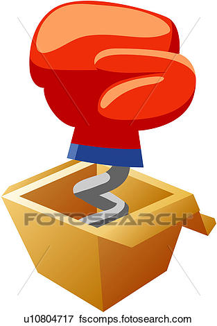 313x470 Clip Art Of Glove, Glove In The Box Toy, Toy, Box Toy, Fist