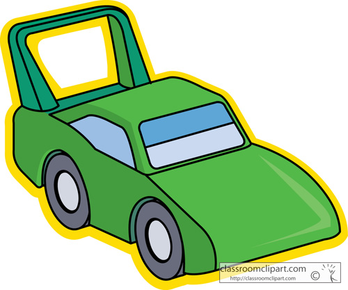 500x417 Model Car Clipart