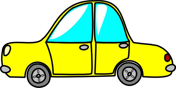 600x299 Yellow Toy Car Clip Art