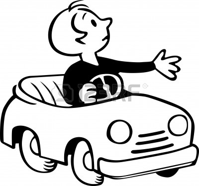 400x374 Black Clipart Toy Car