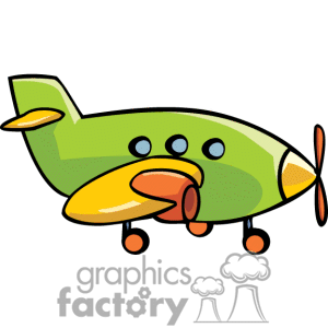 300x300 Toy Plane Clipart