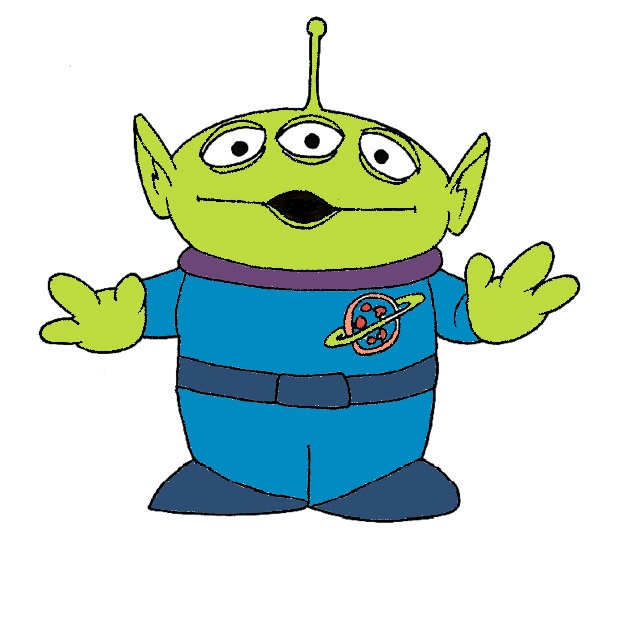 620x636 Alien Clipart Toy Story Character