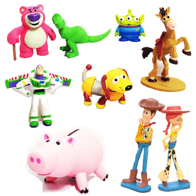 640x640 Toy Story Mini Figures 9 Pcs Set Cartoon Amp Anime Woody Rex Slinky