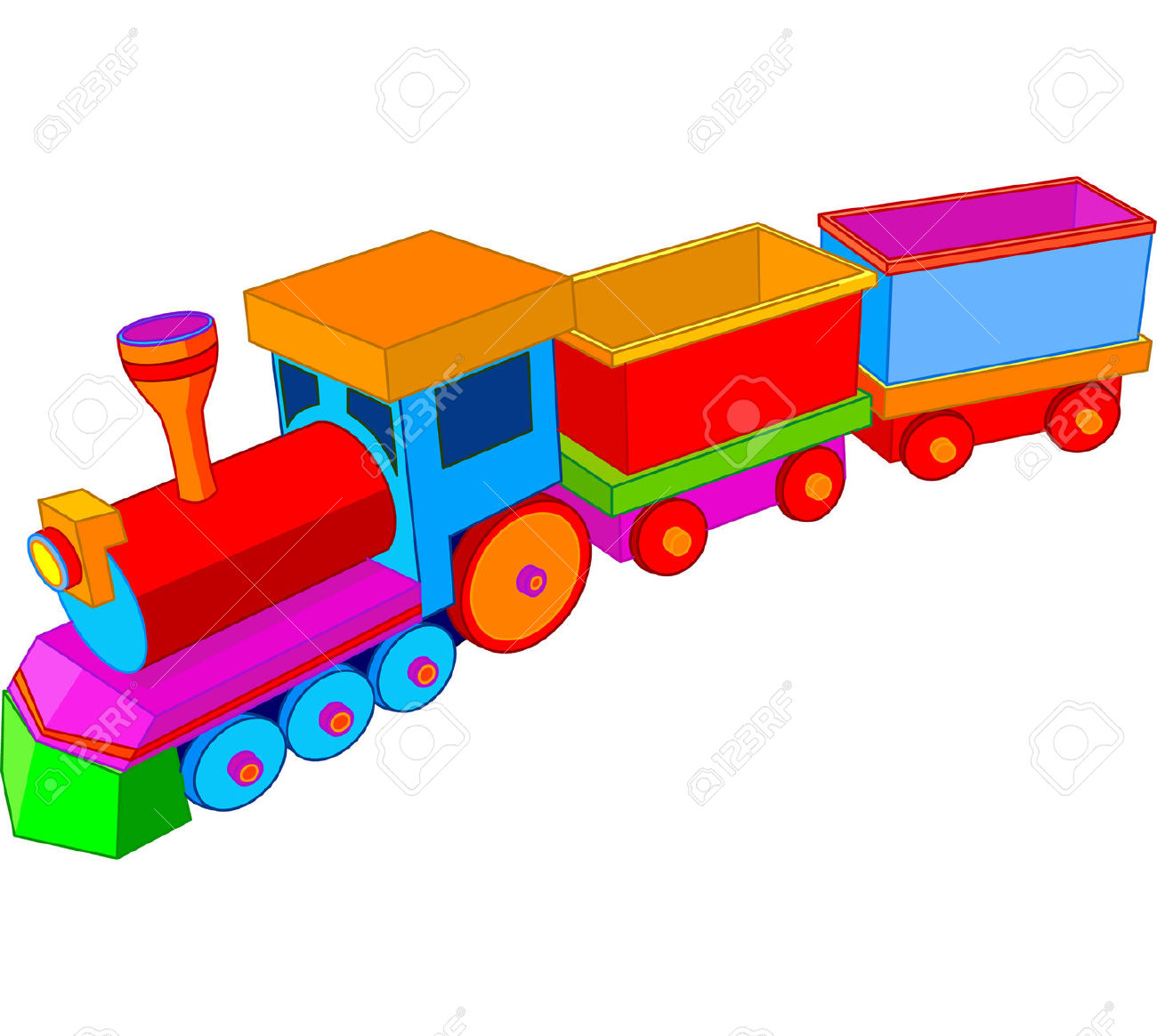 1300x1165 Miniature Train Clipart
