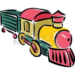 300x300 Royalty Free Toy Train 159244 Vector Clip Art Image