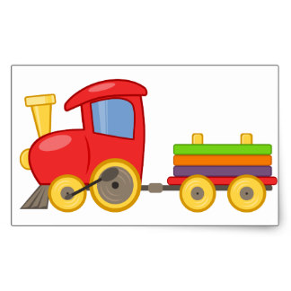 324x324 Toy Train Stickers Zazzle