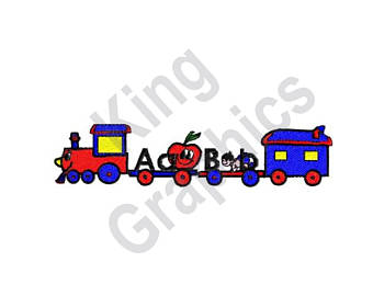340x270 Train Embroidery Etsy