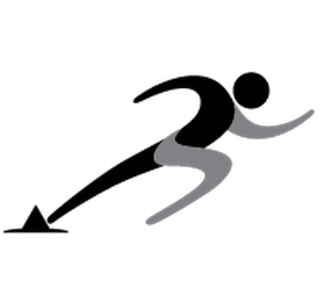 456x399 Track And Field Symbols Of Sportsmen And Women Focusing Mainly