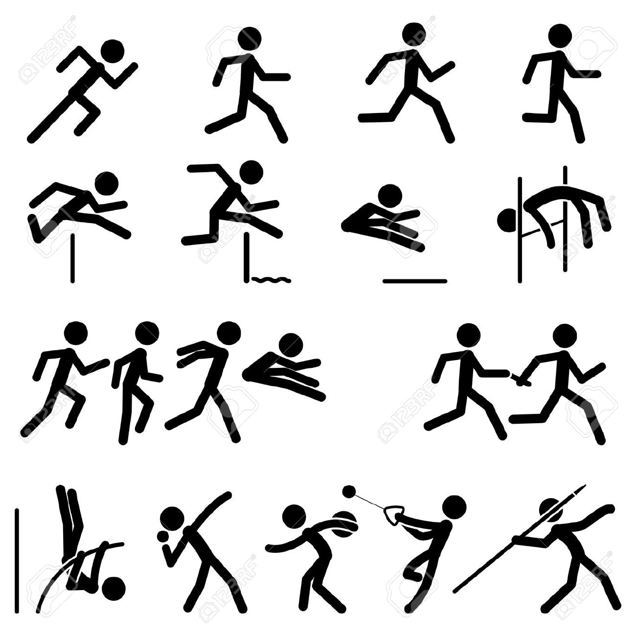 1300x1300 Jump Clipart Track And Field Event