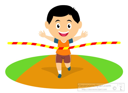 500x364 Winning Clipart Track And Field