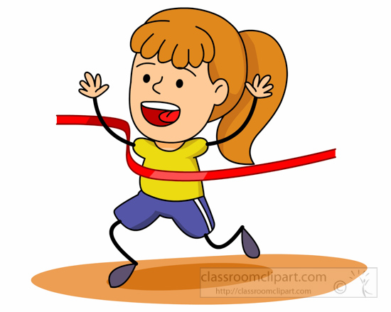 550x439 Crossing The Finish Line Clipart