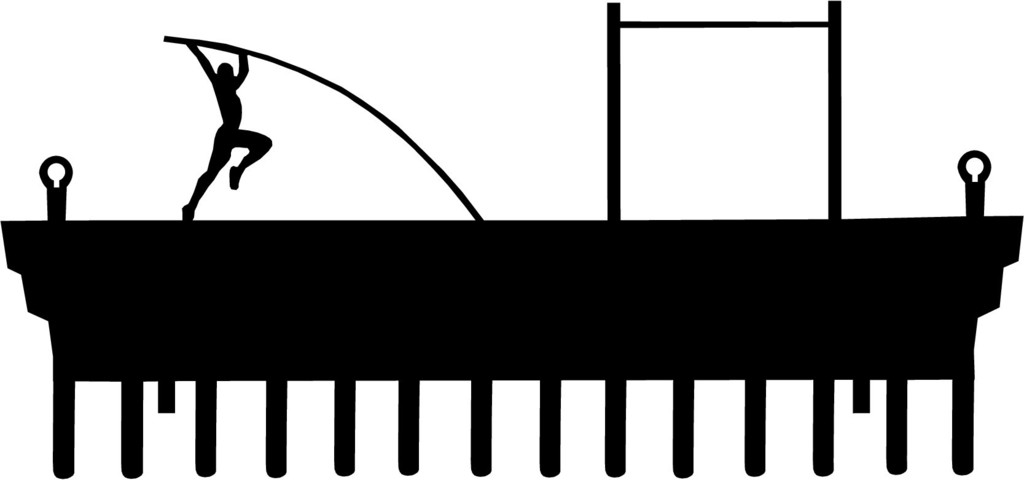 1024x480 Pole Vault Girl Clipart