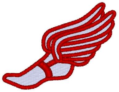 386x300 Track Shoe Track Clip Art Shoe With Wings Free 7