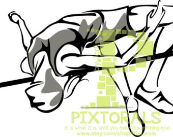 340x270 Track Runner Clipart Sketchy Eps File Vector And Jpeg Png