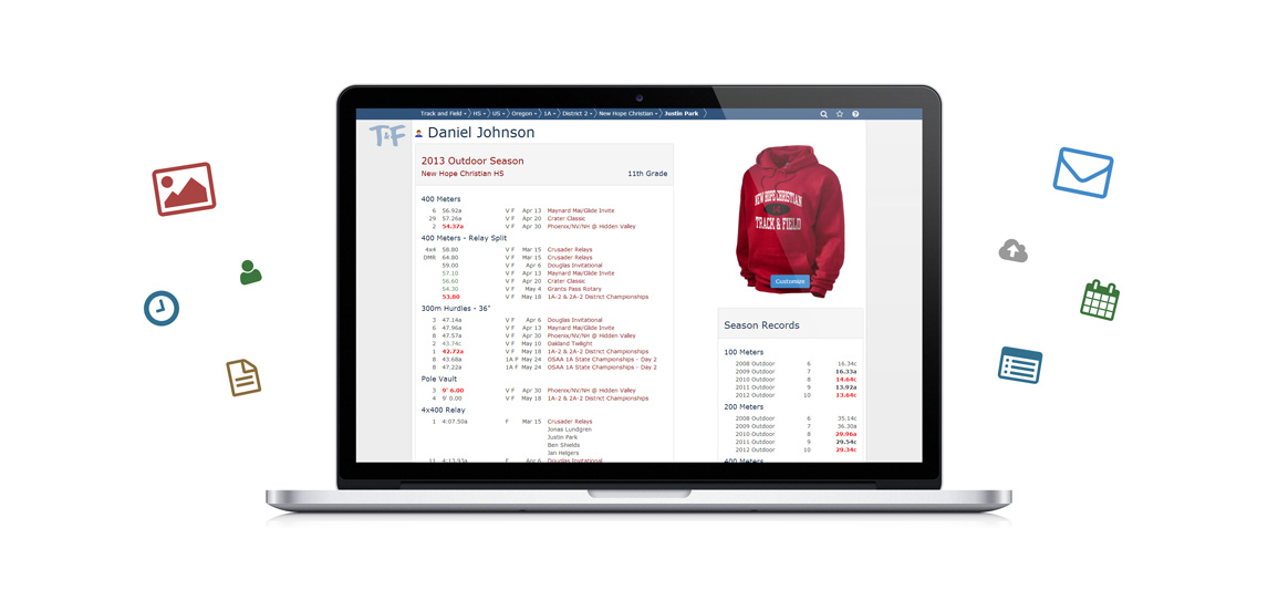 1155x533 Track Amp Field, Cross Country Results, Statistics