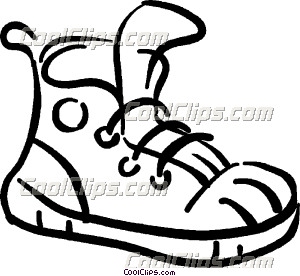 300x276 Running Shoes Clip Art