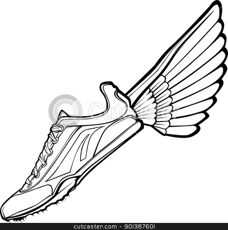 450x454 Track Shoe Clipart