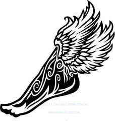 228x240 Run Runner Running Tattoo Art Love Heart Tat Shoe Lace Love Race