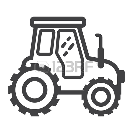 450x450 Graphics For Tractor Outline Graphics