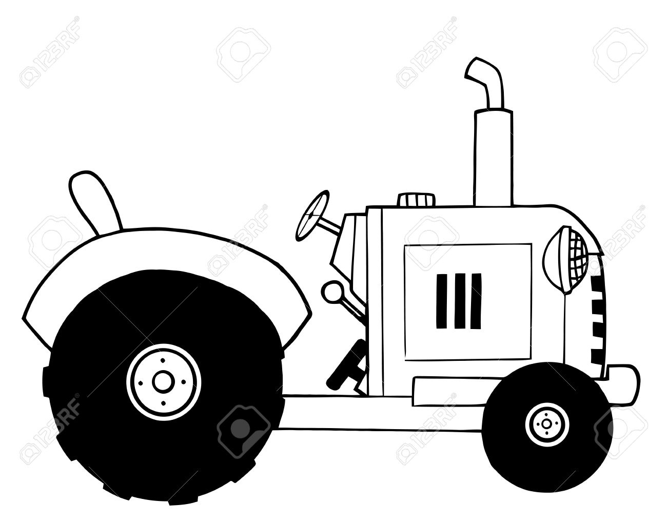 1300x1015 Tractor Clipart Black And White Letters Example