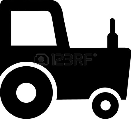 450x409 Tractor Pictogram Royalty Free Cliparts, Vectors, And Stock