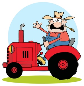 296x300 Free Farmer On Tractor Clipart Image 0521 1006 2518 3837 Auto