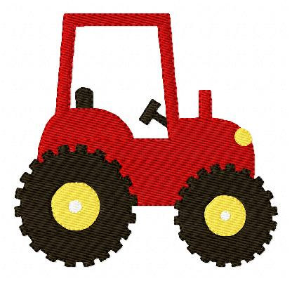 416x400 Tractor Clipart Red Farm