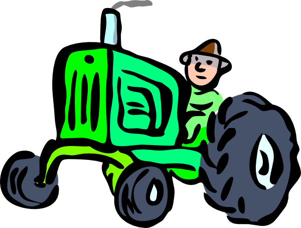 600x456 John Deere Green Tractor Clipart Clipart Panda