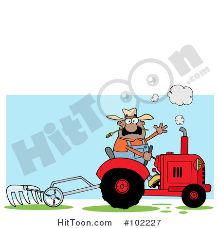 450x470 Driving A Tractor Clipart