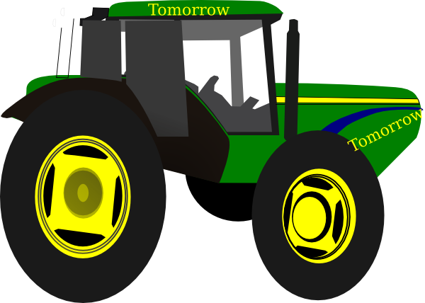 600x428 Green Free Tractor Cliparts