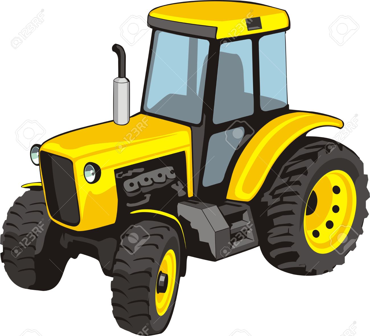 1300x1179 Tractor Clipart Yellow Tractor
