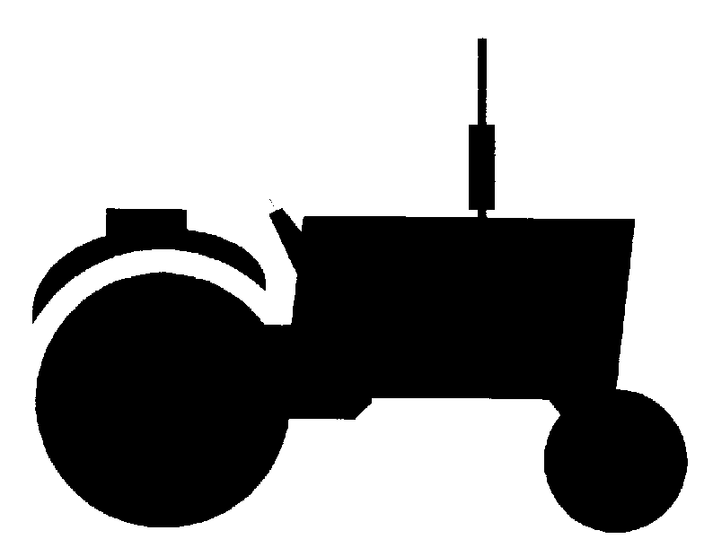 784x601 Back View Of A Tractor Clipart